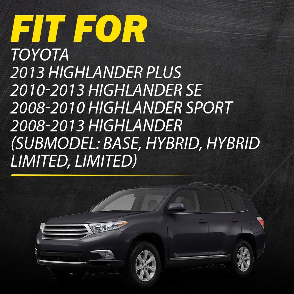Interior Door Handle For 2008-2013 Toyota Highlander Front Driver Silver lever