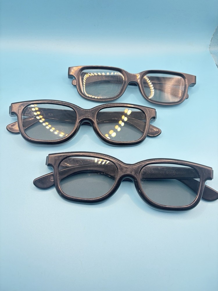Three Pair Of 3-D Glasses