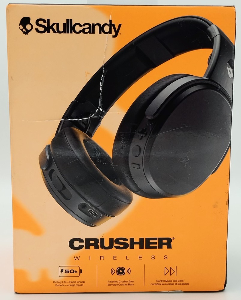 Skullcandy Crusher Wireless Bluetooth Headphone (Black)