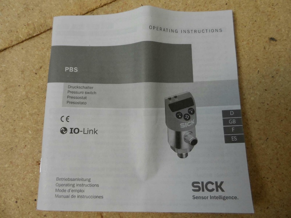 Sick PBS 6038889 Pressure Sensor New
