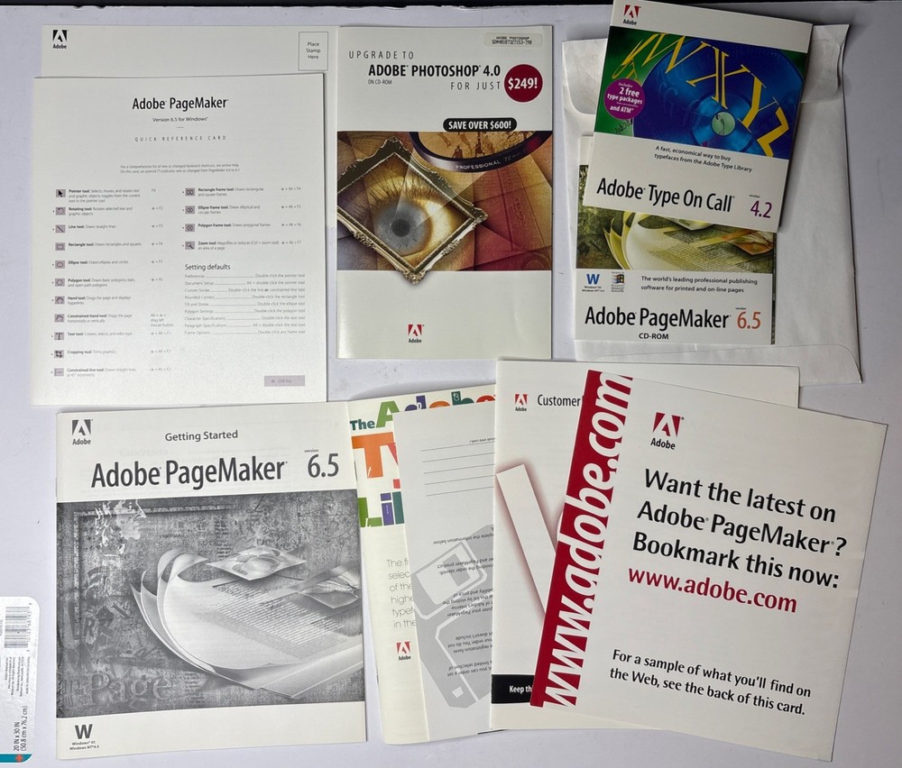 Adobe PageMaker 6.5 Competitive Upgrade Windows 1995