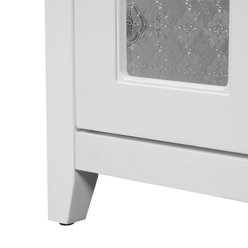 Stylish 36-Inch Bathroom Vanity with Sturdy MDF, Soft-Close Mechanism, Patterned