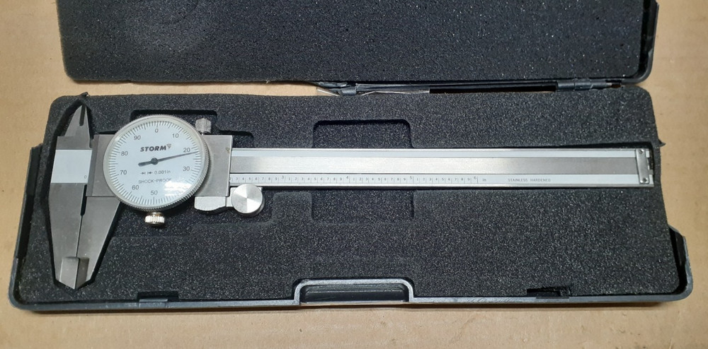 STORM DIAL CALIPER 3C101, Caliper Dial 0-6", Single Rev.