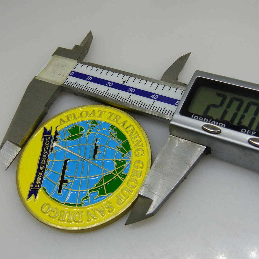 AFLOAT TRAINING GROUP SANDIEGO CHALLENGE COIN
