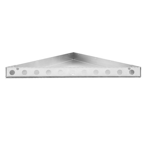 Premium Stainless Steel Corner Shower Shelf - Space-Saving Triangular Design