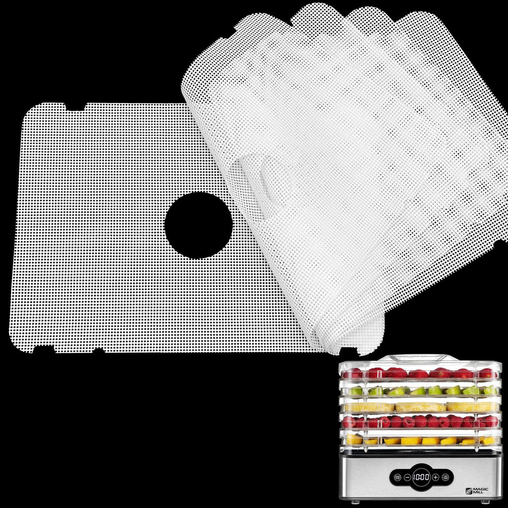 Silicone Dehydrator Sheets for Magic Mill Food Dehydrator, Non-Stick BPA Free, P