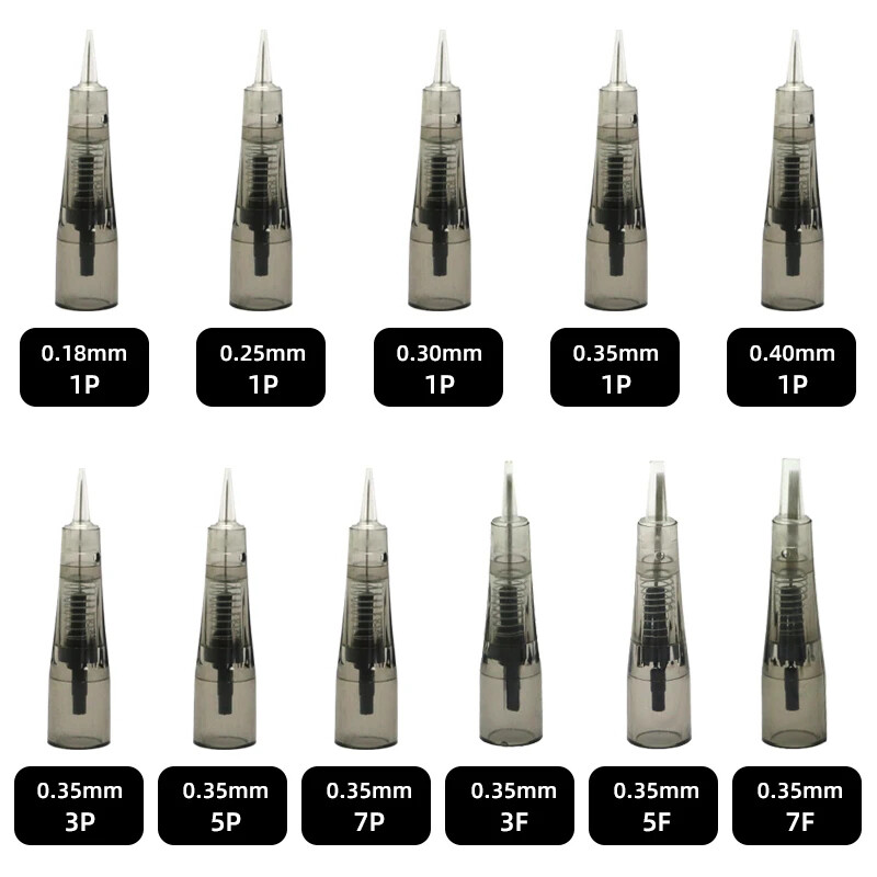 Makeup Microblading Needles Eyebrow Lip Tattoo Needle Cartridges Permanent