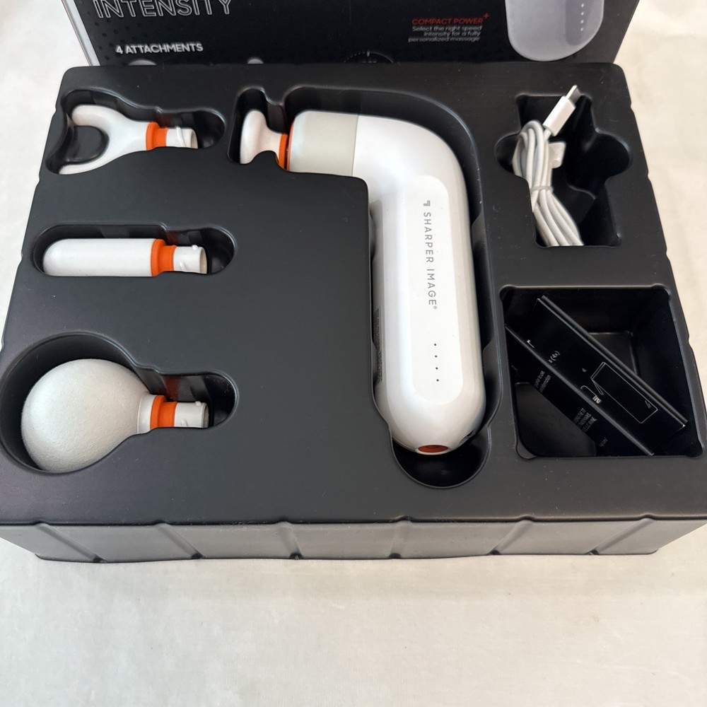 Sharper Image Power Percussion Edge+ Portable Percussion Massager