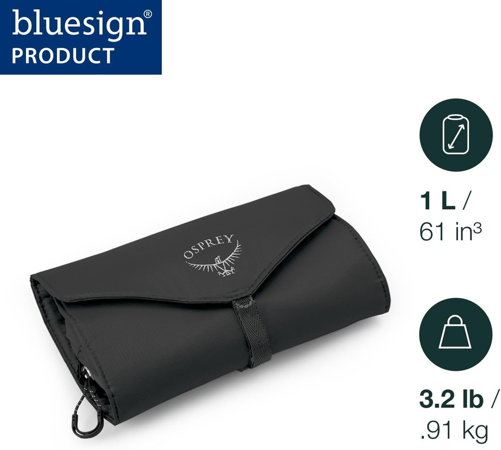 Osprey Ultralight Roll Packing Organizer, One Size, Waterfront Blue