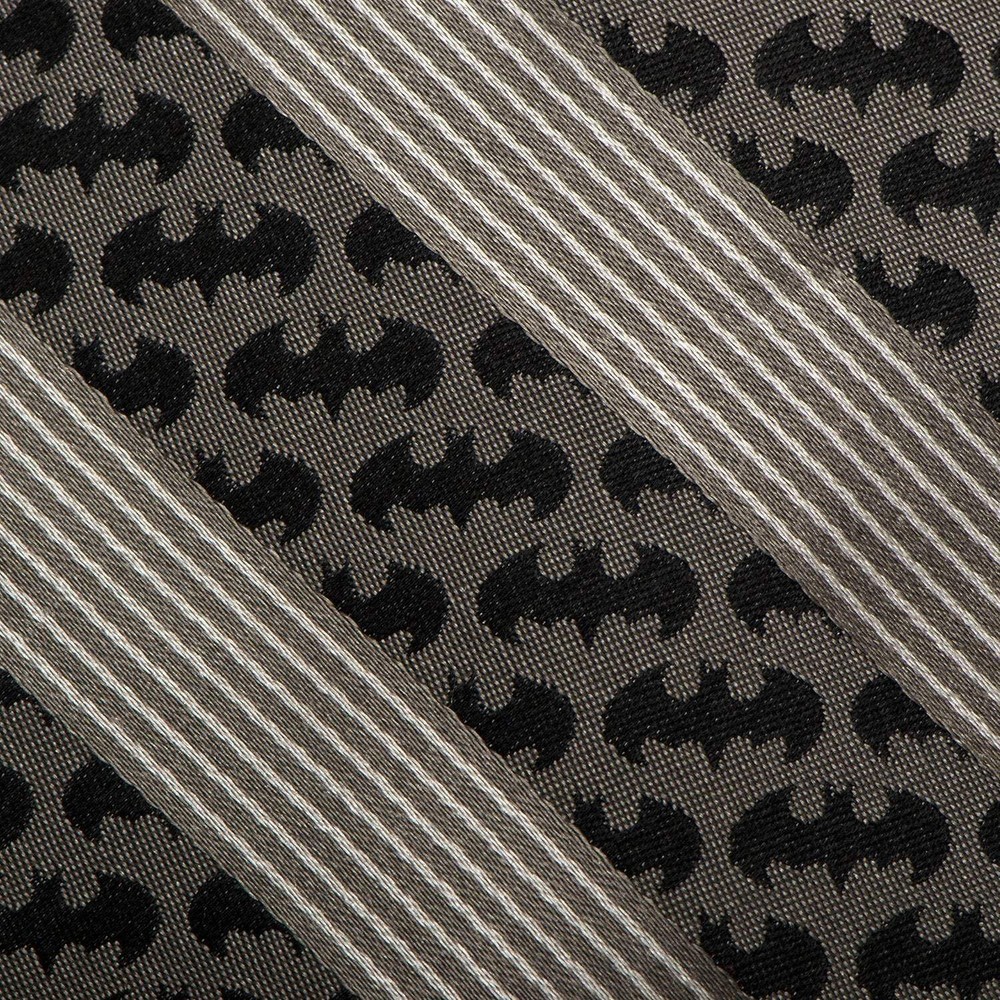 DC Batman Black Pinstripe Tie