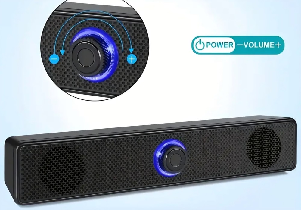 YSD E-1002 USB Powered 2.0 Channel Desktop Computer Speaker Stereo Effect 3.5mm