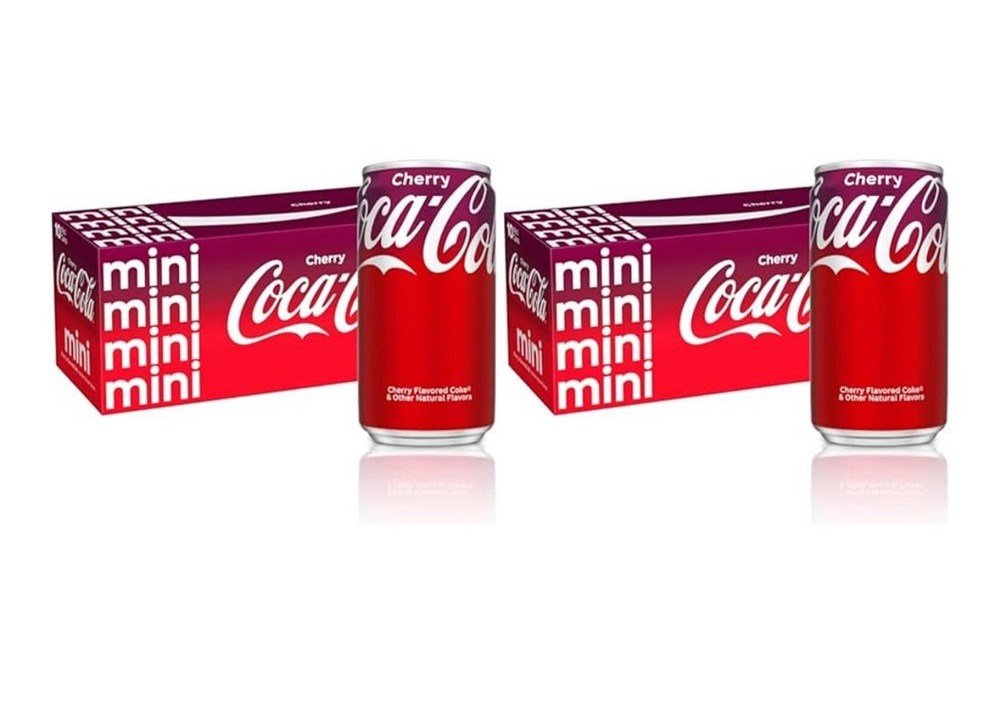 :.Coke Cherry 🍒 Mini-Can 7.5 oz, 20 pack.: