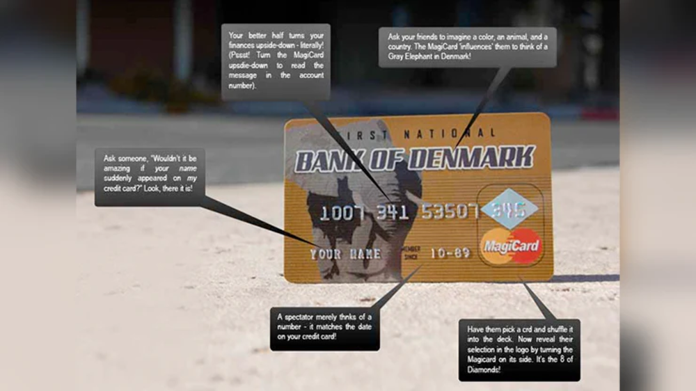 Mark Jenest's Magicard by Magic Smith - Trick