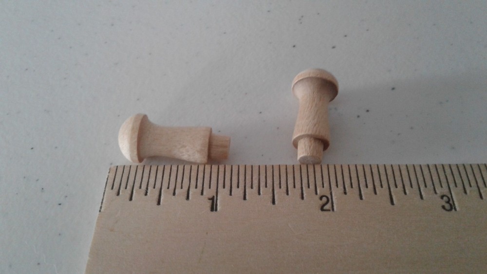Pegs, 25 Mini micro shaker pegs