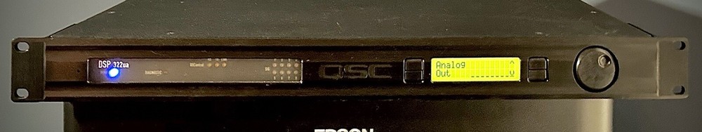 QSC-DSP 322UA--8in/8out-Processor-Active Crossover/Processor/Management