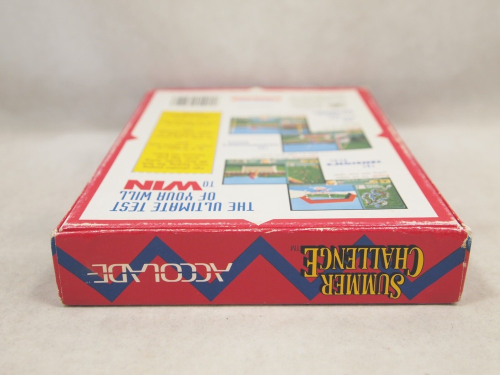 Summer Challenge (SEGA Genesis) Authentic CARDBOARD BOX ONLY