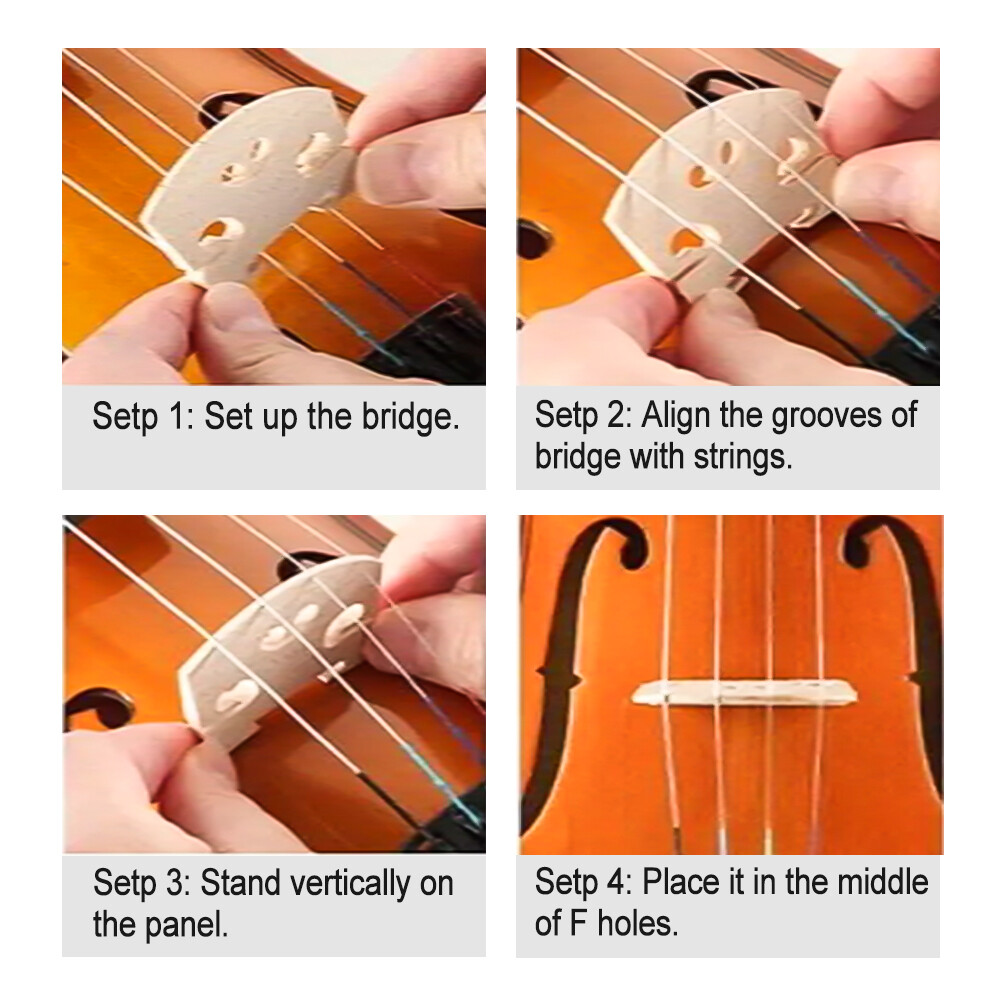 4/4 Violin 5 String Handmade with Accessories for Student Beginners Nice Sound