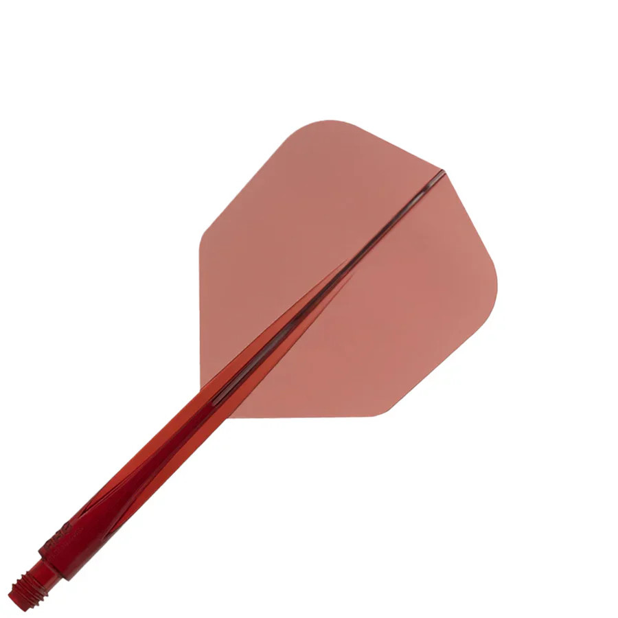 Condor Axe Flight System - Shape - Clear Red - Short