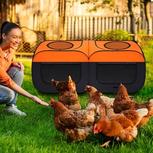 LemonRoad 73 Inch Large Chicken Brooder Box for Chick Starter Kit, Holds up to