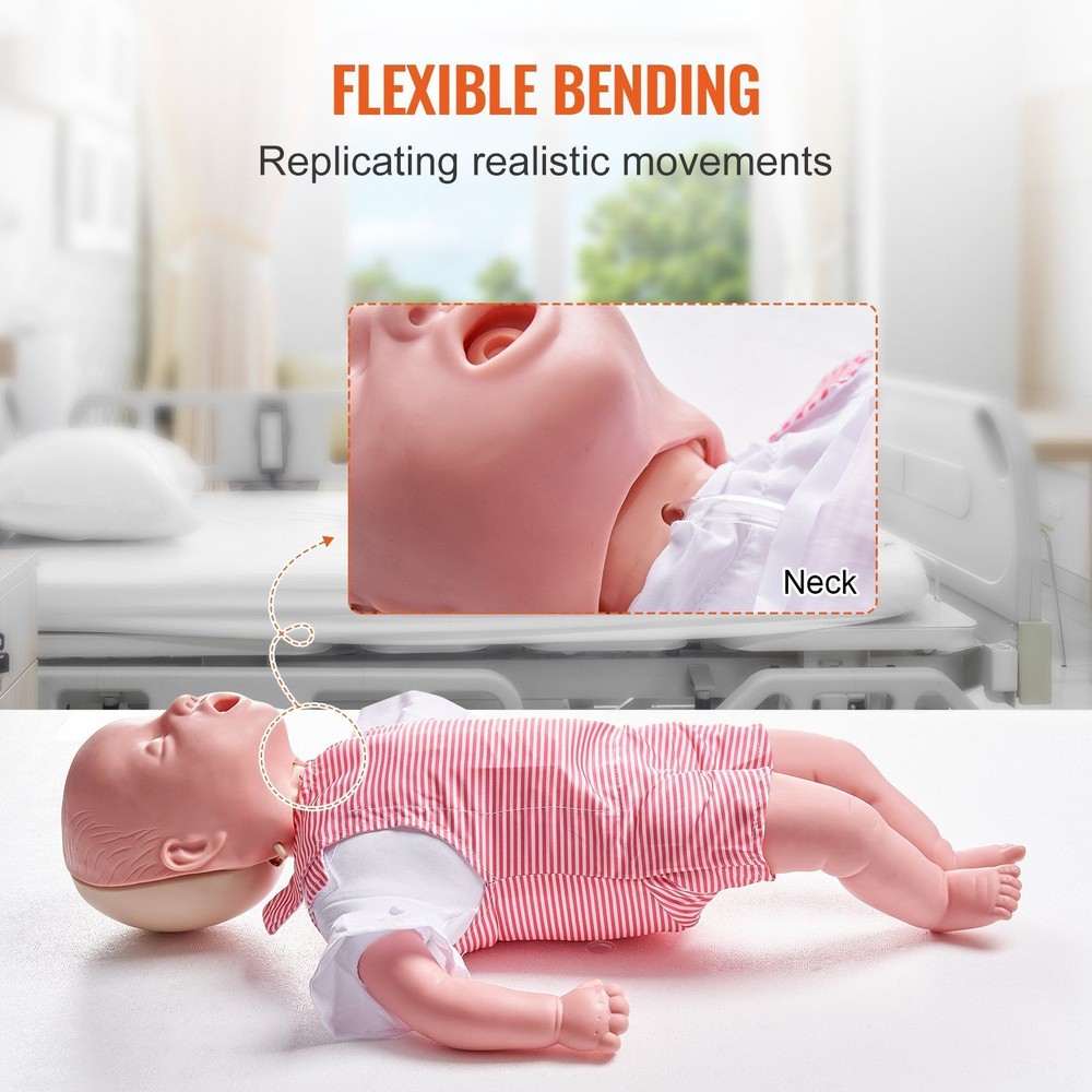 Comprehensive Infant Training Manikin with Obstructed Airway Function