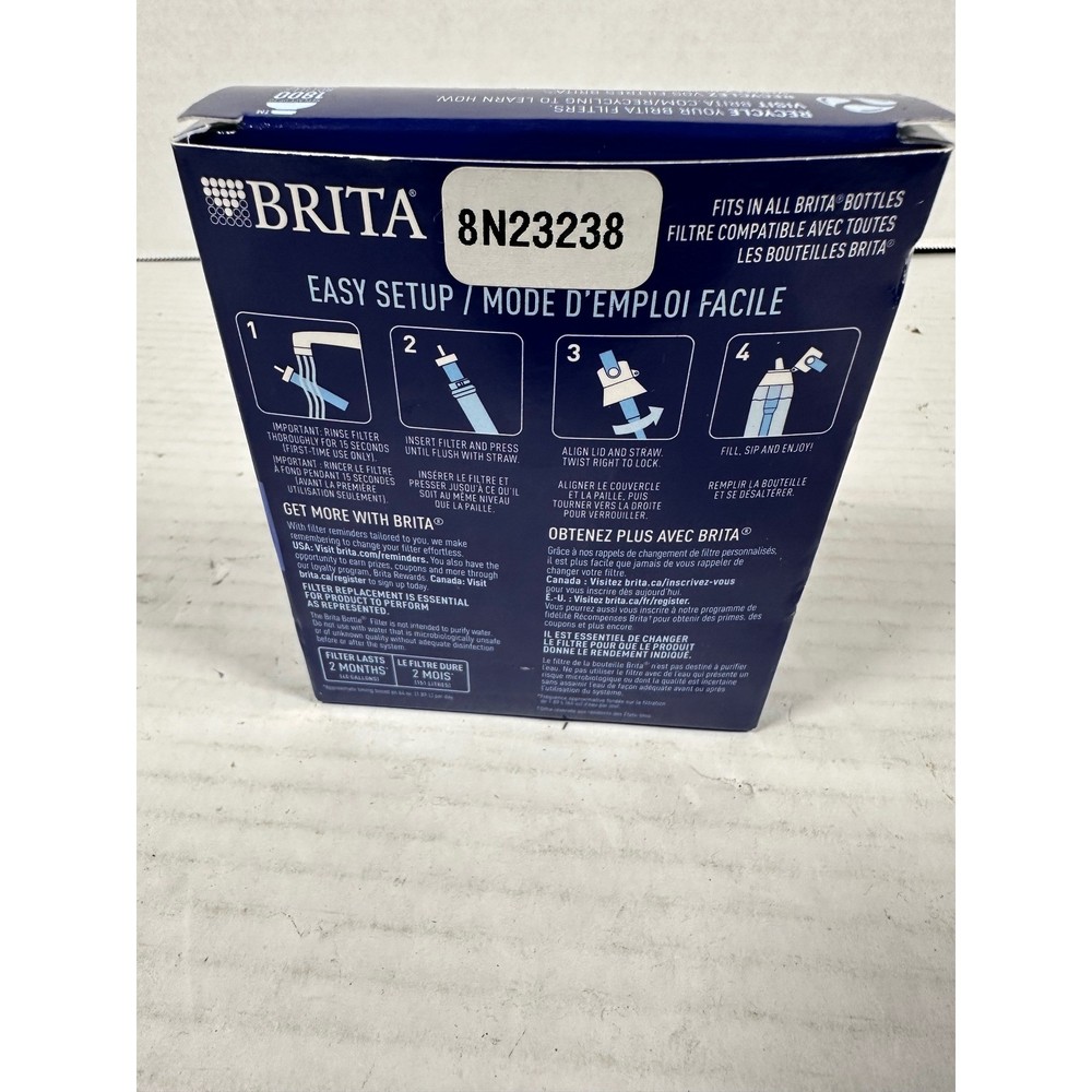 Brita Water Bottle Replacement Filters 3 Count 6 Month Pack Model BB06 New