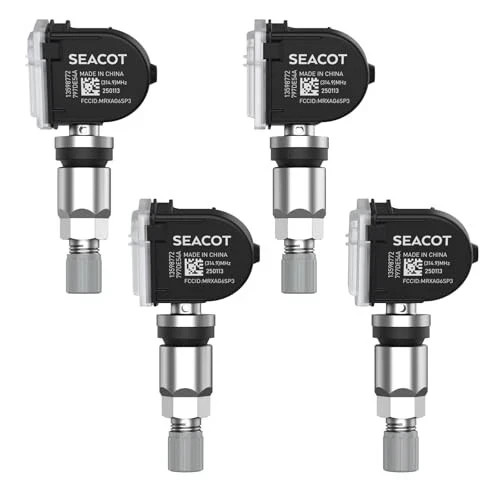 TPMS Sensor GM, 4-Pack 315MHz Tire Pressure Sensor Replacement for Chevy