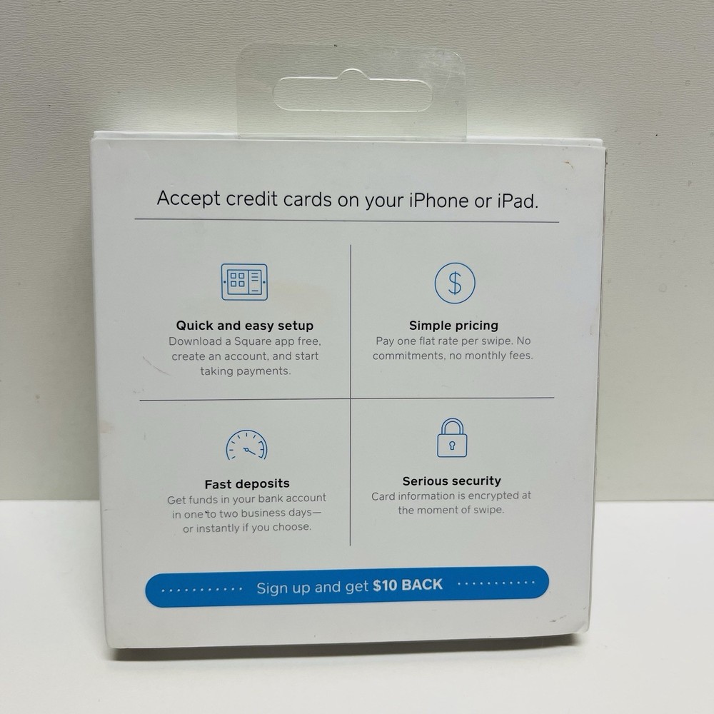 Square A-SKU-0523 Reader for Magstripe Lightning Connector NIB