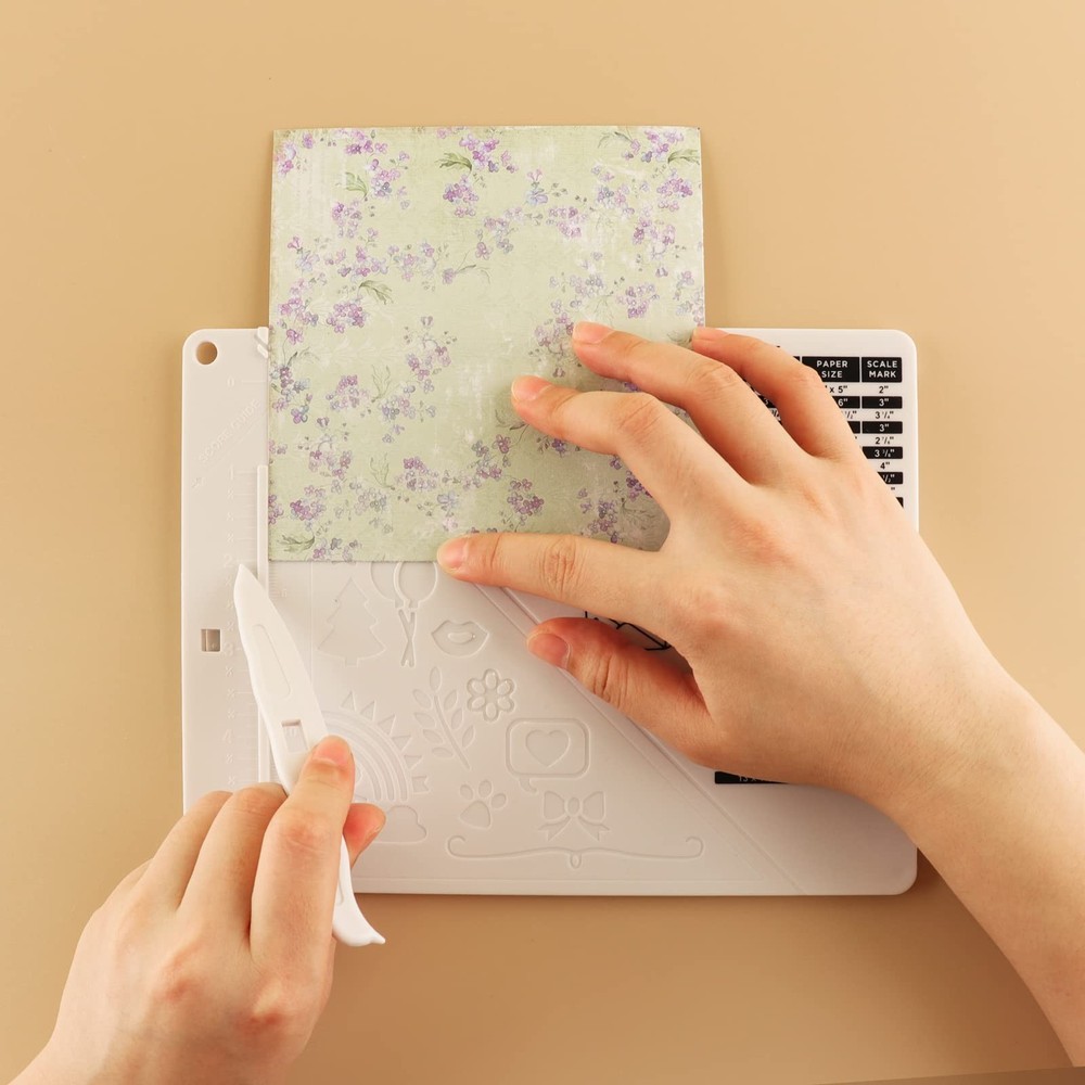 4PCS 6.4"x 8.5" Mini Score Board Multi-Purpose Scoring Board Envelope Maker w...