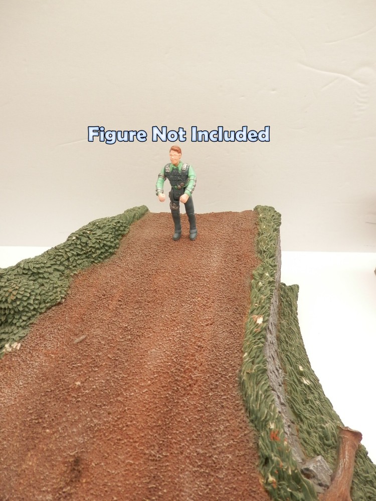 Miniature War Gaming Foam Board Broken River Bridge Scene