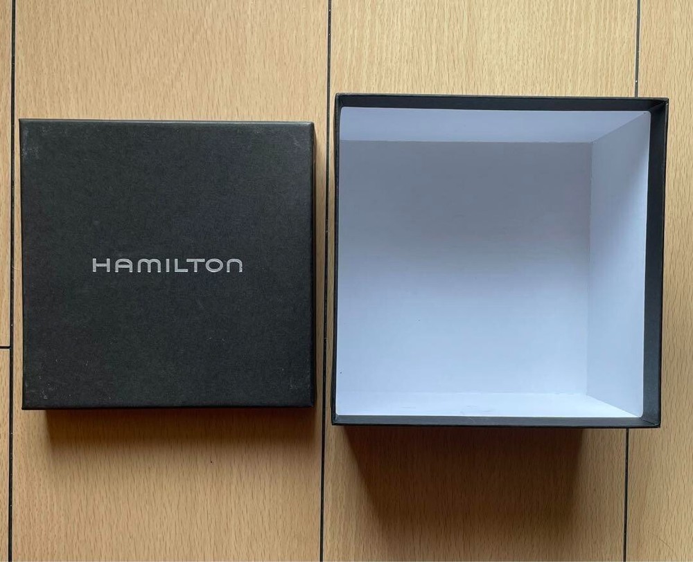 Hamilton watch case box empty box used