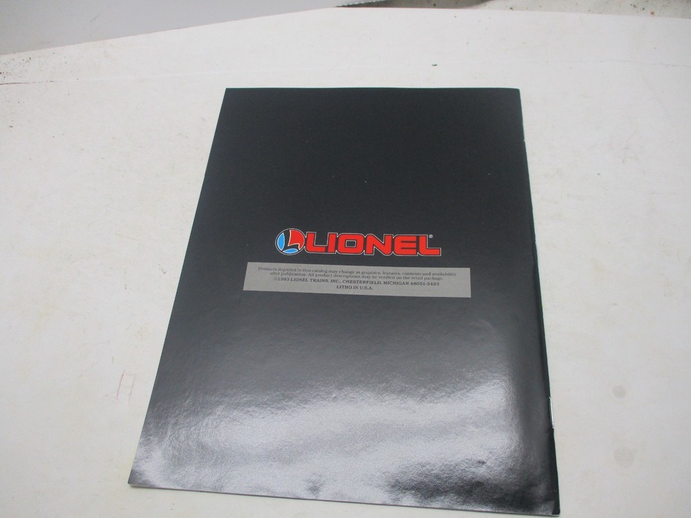 Lionel Catalog 1993 Stocking Stuffer 1994 Spring Release