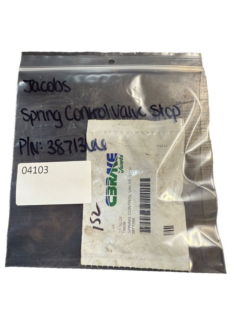 Jacobs Spring Control Valve Stop P/N: 3871366