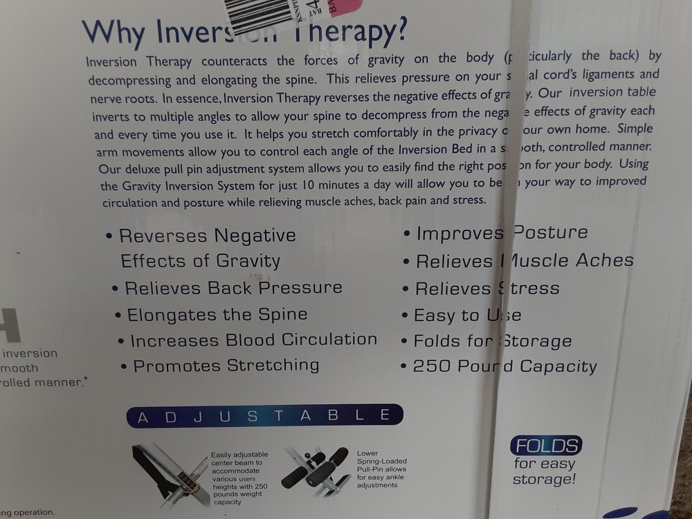 Body Champ Inversion System NEW IN BOX