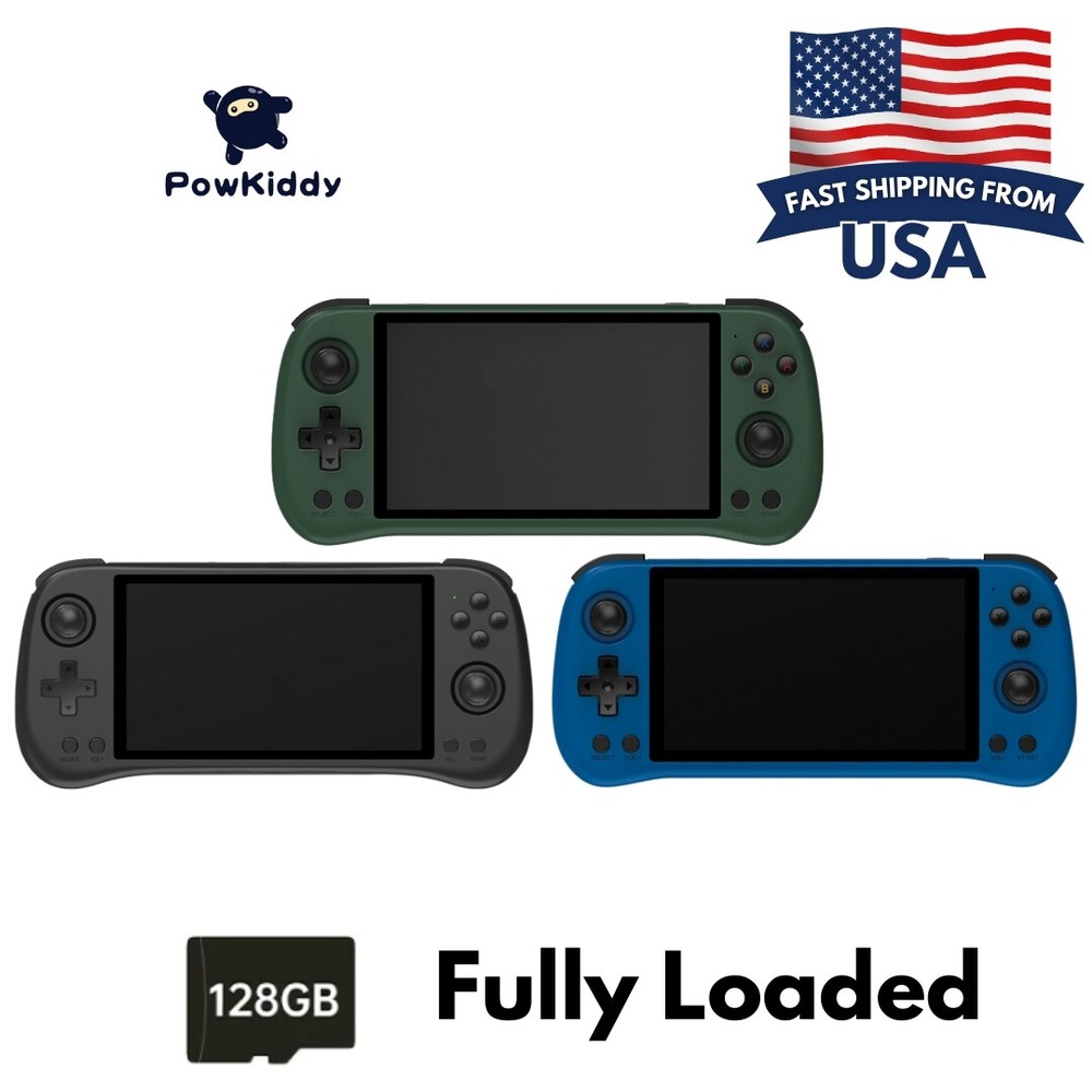 Powkiddy X55 Retro Handheld Game Console 128GB Linux System 5.5 inch Screen