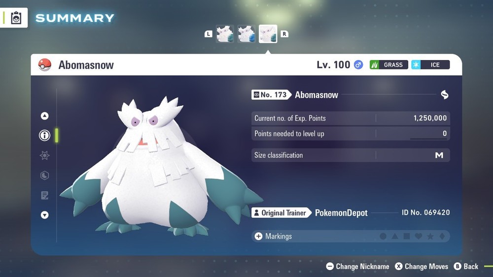 6IV Shiny Abomasnow Pokemon Legends ZA *SAME DAY*