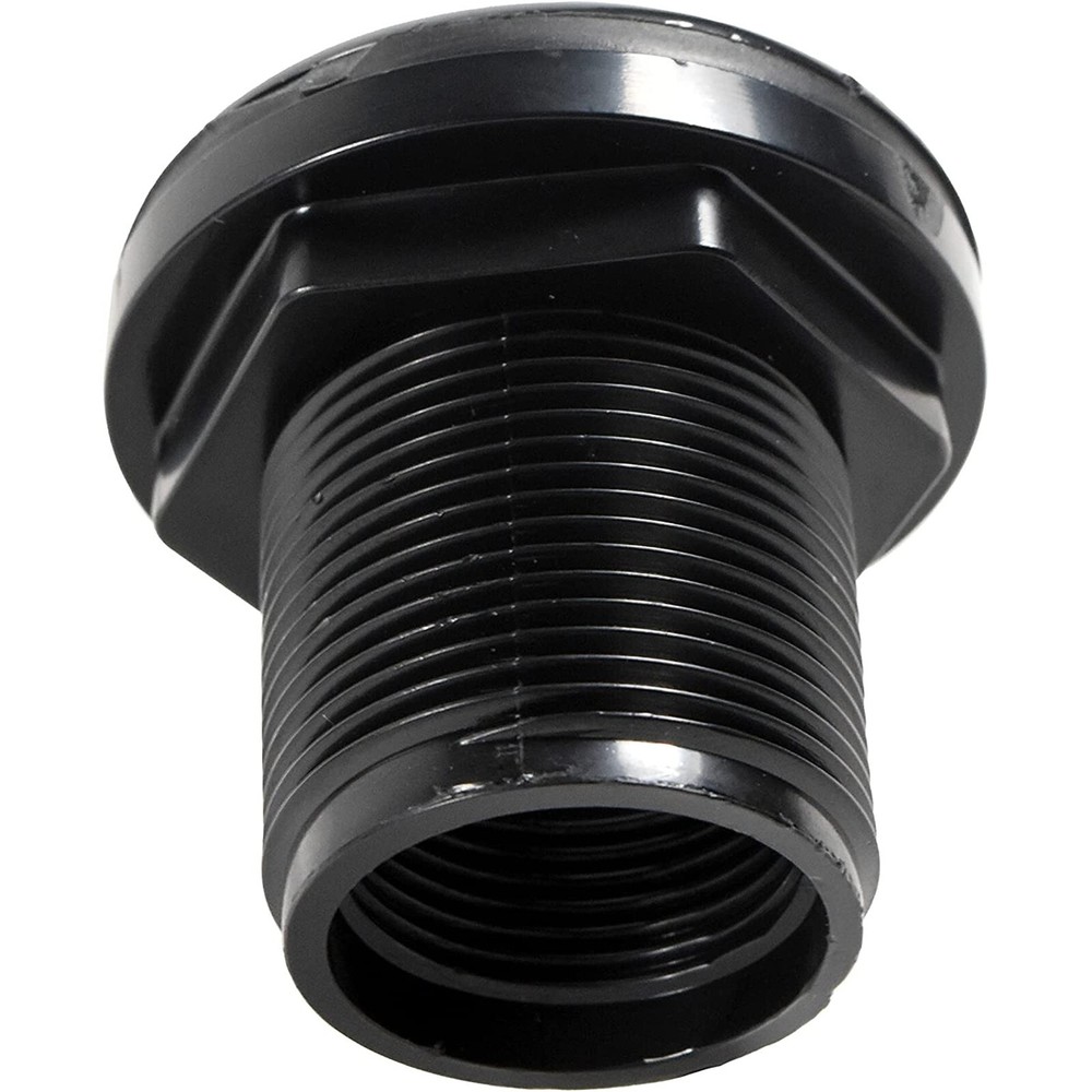 2-Pack HQRP 3/4" ABS Bulkhead Fitting Double Threaded Water Tank Connector