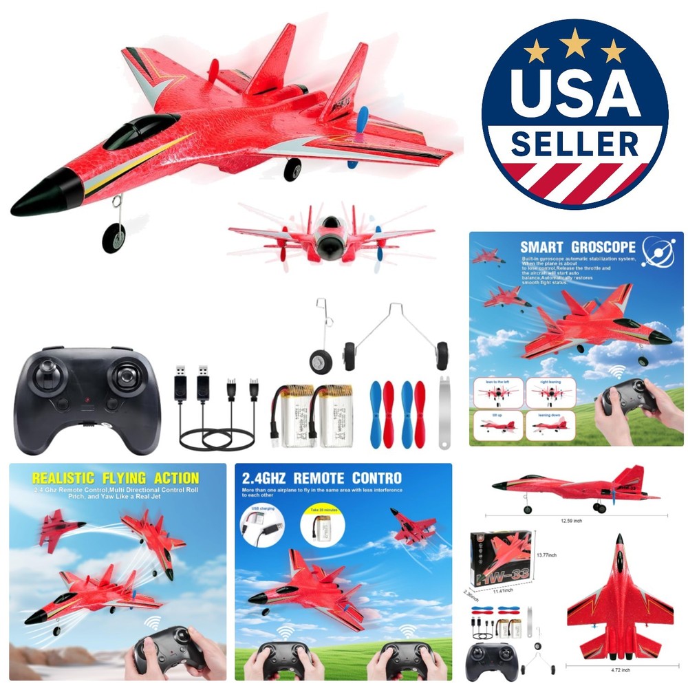 Easy-Fly Su-27 RC Plane with Gyro Stabilization & Night Flying Capability