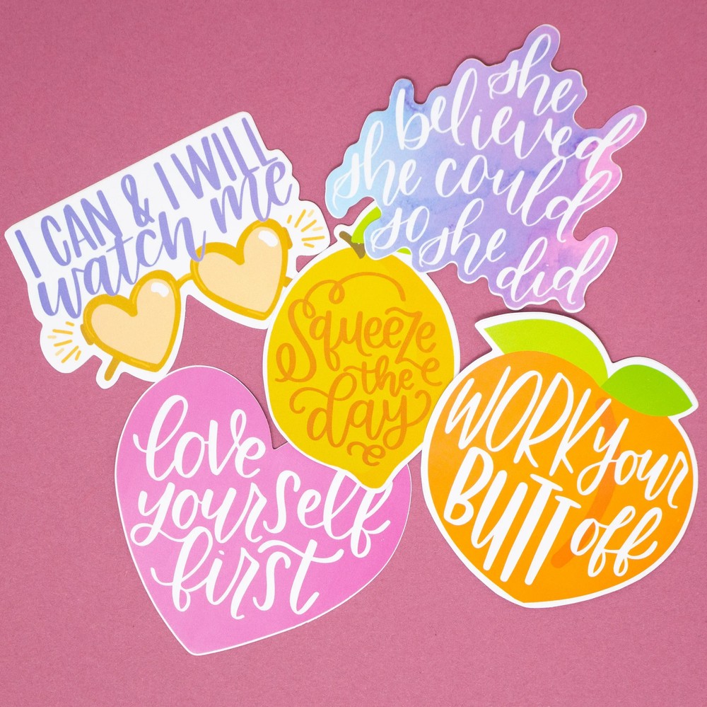 Vinyl Sticker Set | Motivation Pack