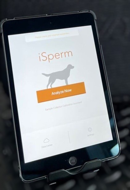 Aidmics iSperm Canine mCASA - Smart Mobile Sperm Analysis System With IPad