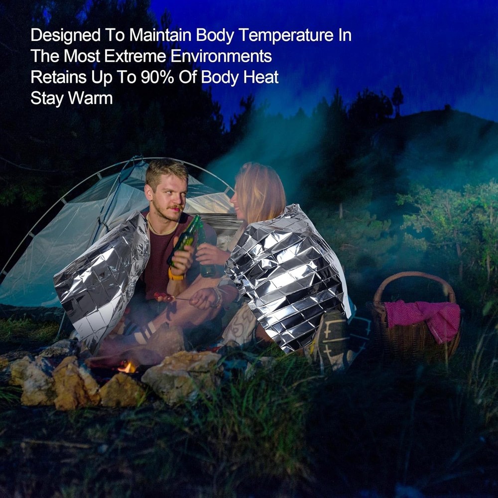Thermal Blankets 9PK, Mylar Emergency