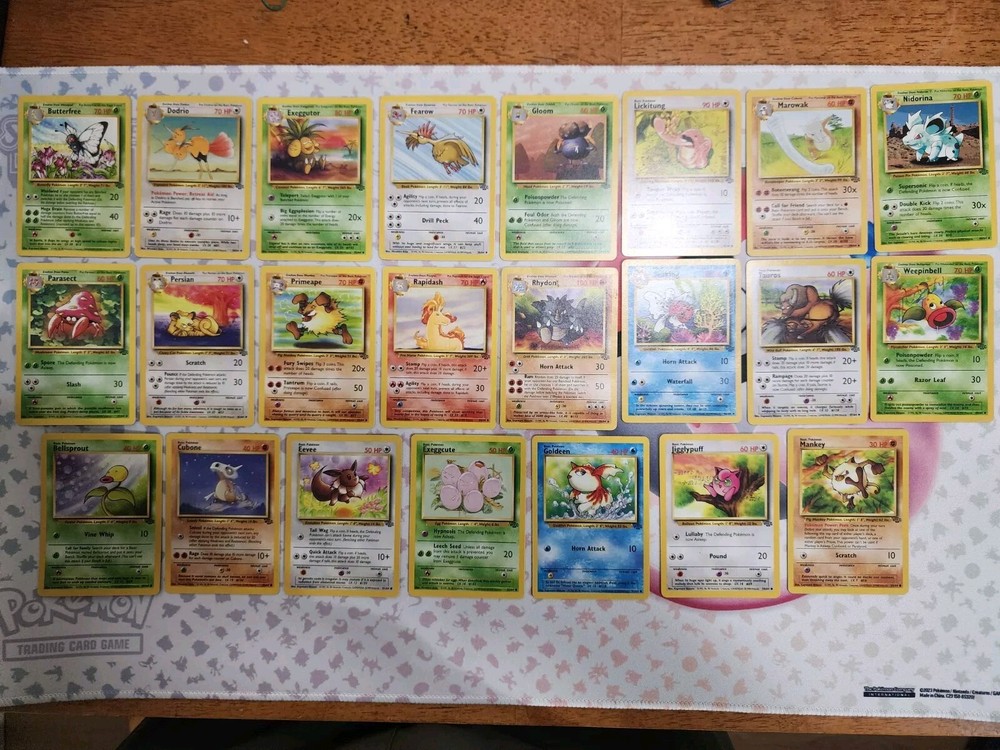 Pokemon 3 Complete Sets - Common & Uncommon Base, Jungle & Fossil Sets