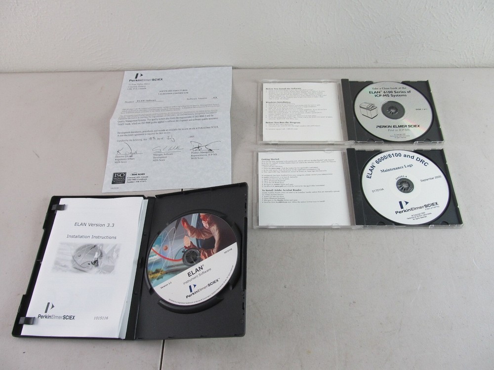 Perkin-Elmer SCIEX Elan V3.3 Software