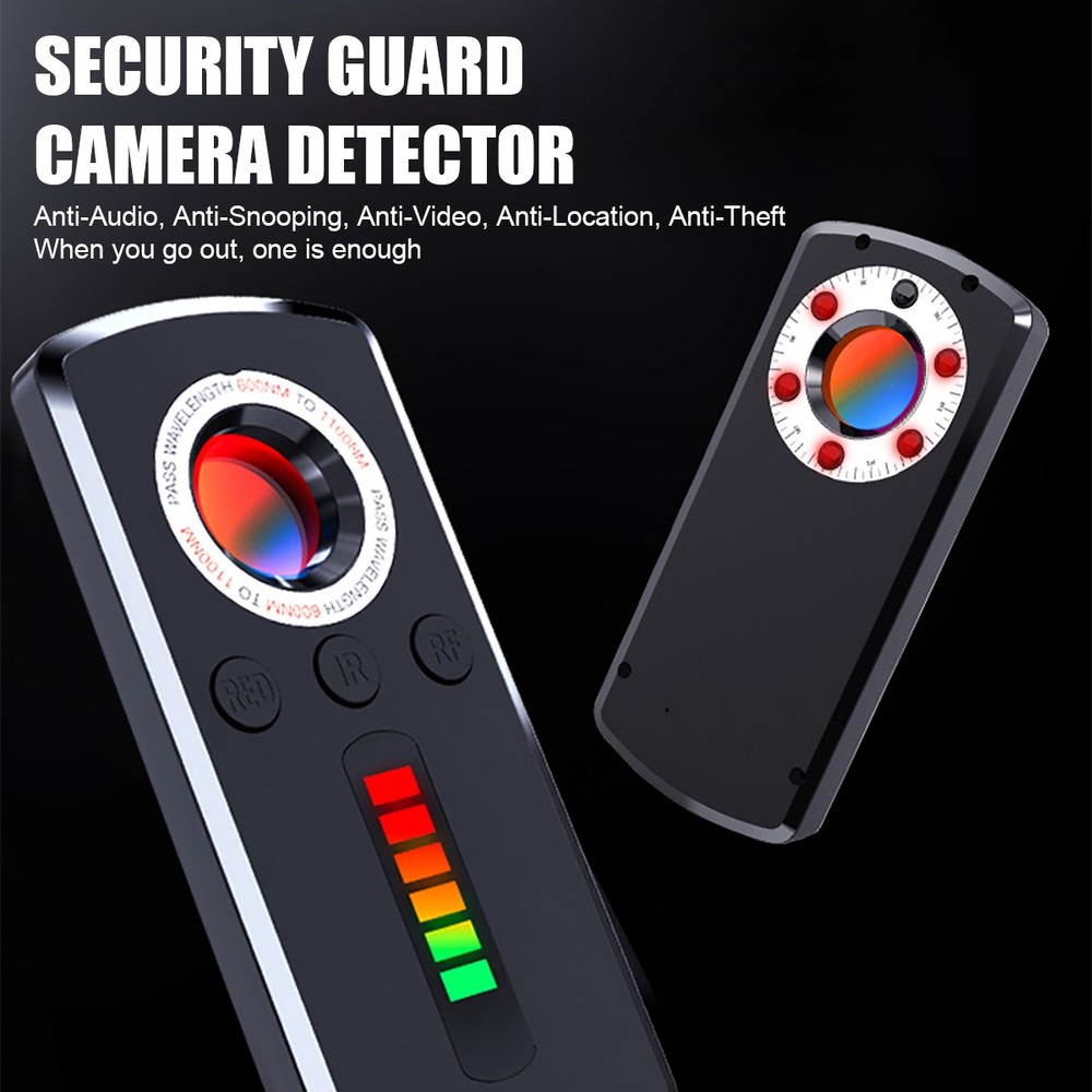Anti-Spy Hidden Camera Wireless Detector Bug GPS Tracker Finder Scanner Device #