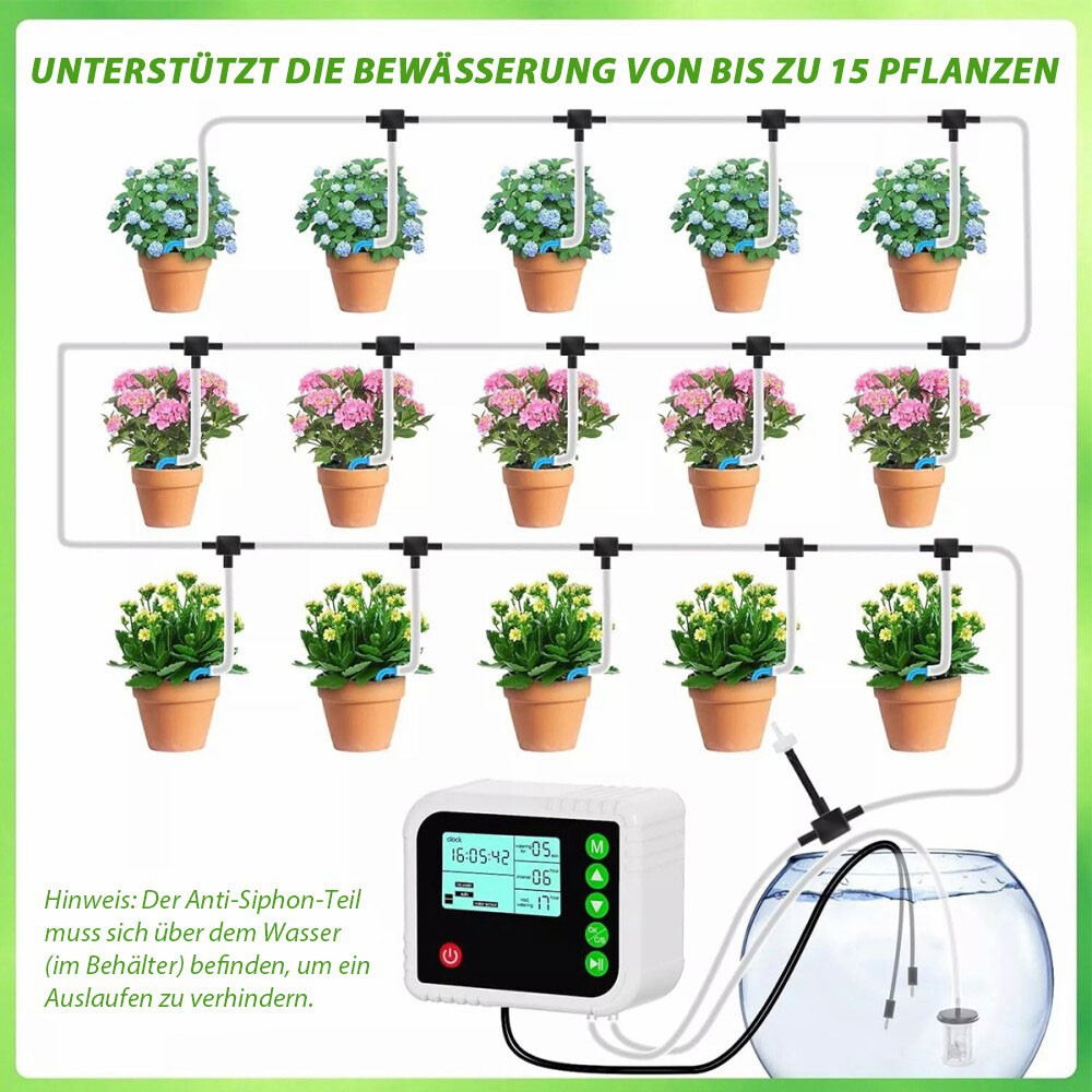 NEW 15m irrigation system plant irrigation automatic system with timer kit