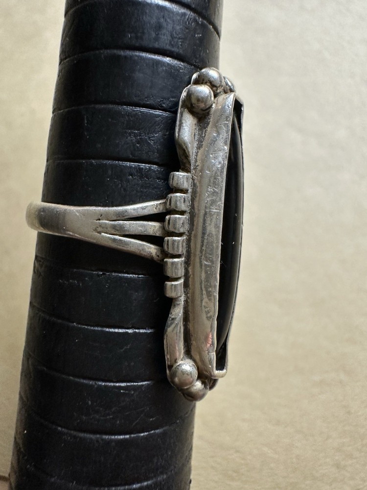 Sterling Silver Black Onyx Native American Ring