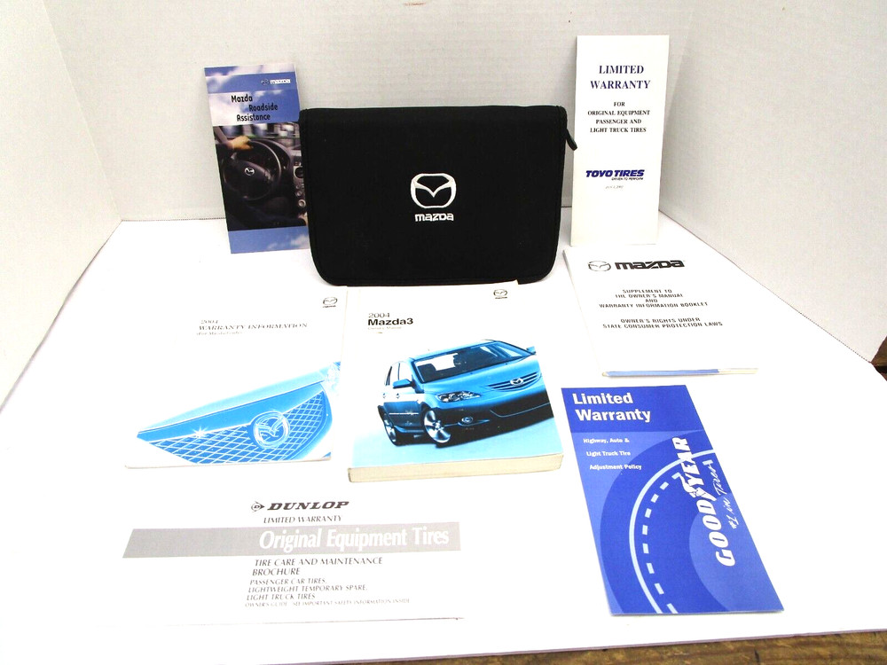 04 MAZDA 3 OWNERS MANUAL OEM