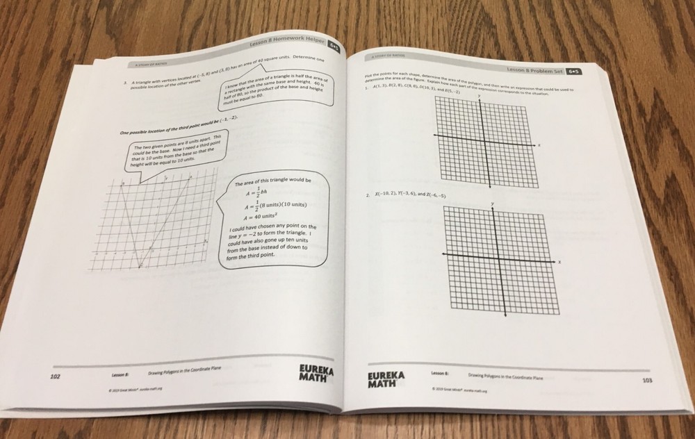 EUREKA MATH / GRADE 6 / MODULE 5 / STUDENT CONSUMABLE WORKBOOK / NEW