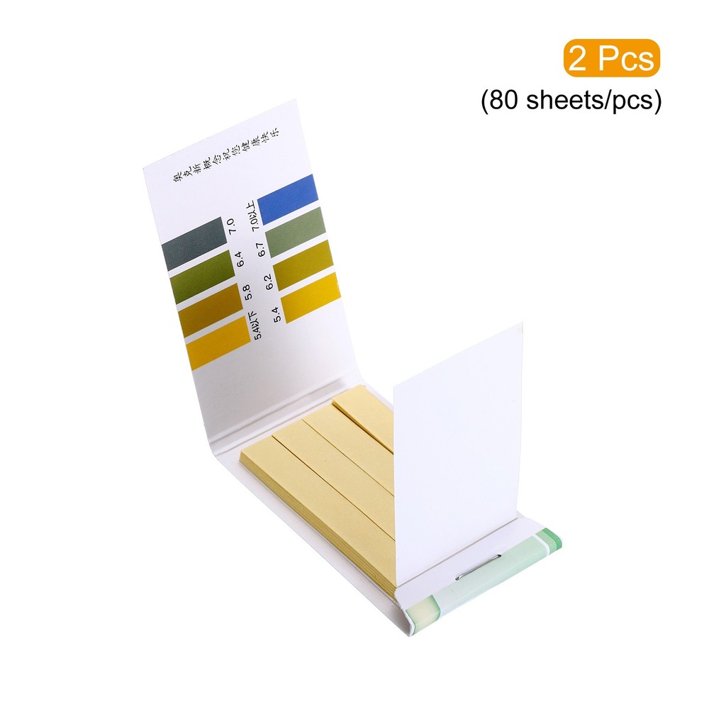 PH Test Strips 5.4-7.0.2pcs 80 Indicator Maps Sunflower Tester