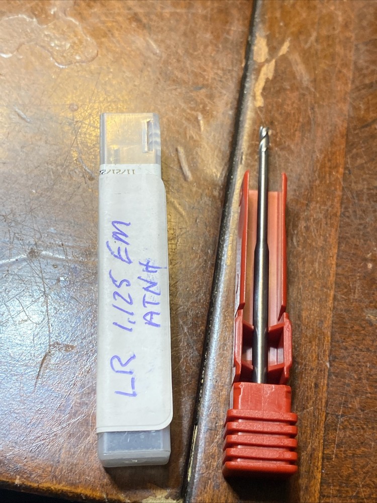 ATNH Solid Carbide End Mill .093 Dia 3FLT LR 1.125 (D24)
