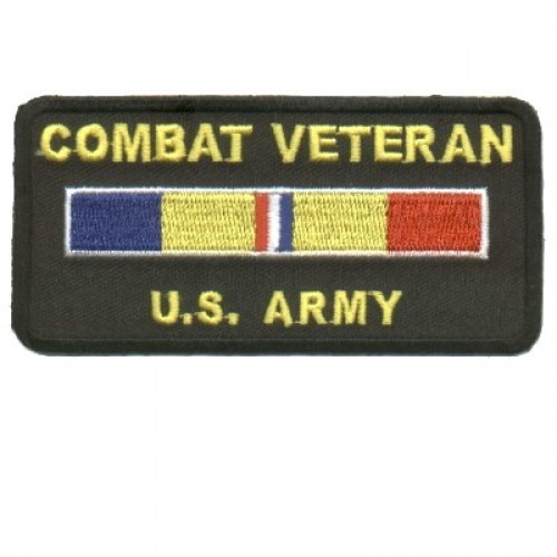 military patches COMBAT VETERN US ARMY patch NEW NICE